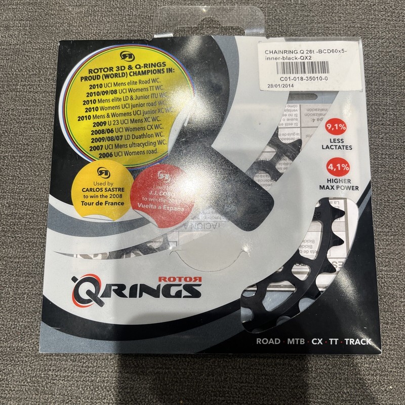 Rotor Q Rings 26t inner black