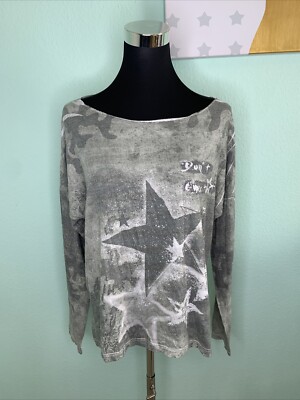   Leichter Pulli, Grau, Gr. S/M