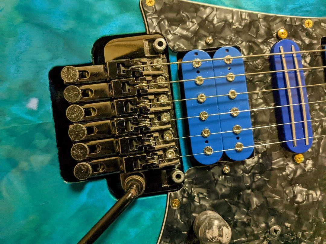 Electric Guitar Ibanez RG350QMZ Hexa & W.blade 3H MOD