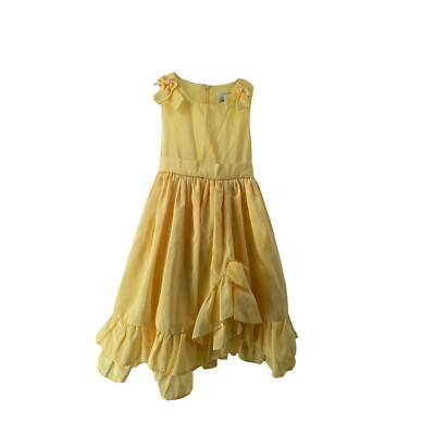 Sugar Plum Girls Formal Dress Size 6 Yellow Ruffle Belted Belle Sleeveless Party | eBay Sugar Plum Girls Formal Dress Size 6 Yellow Ruffle Belted Belle Sleeveless Party | eBay