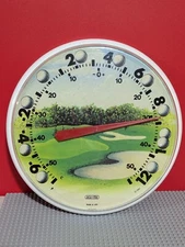 1991 Acu-Rite Outdoor Indoor GOLF COURSE Vintage Thermometer Acurite Works Great