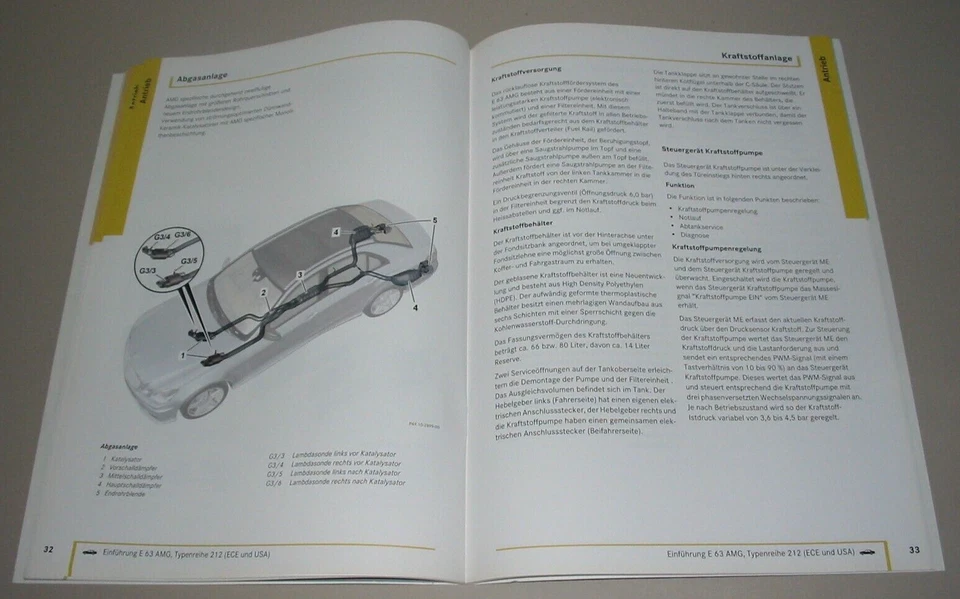 Werkstatthandbuch Mercedes E-Klasse E 63 AMG ECE USA W 212 Buch Stand Juni 2009 - Bild 3 von 4