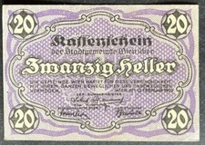 20 Heller Stadtgemeinde Vienna 1920 Emergency Money Austria #15.04.a4