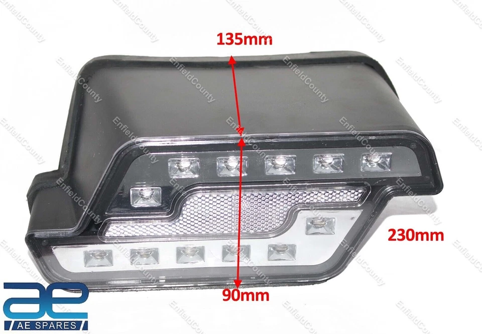 Juego de luces LED indicadoras laterales para tractor Ford y Farmtrac 45 50 6... - Imagen 3 de 4