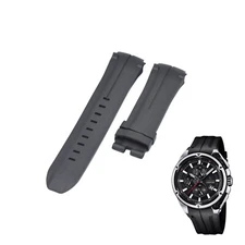 Chrono Bike F16882-4 20mm Black Rubber Strap For Festina