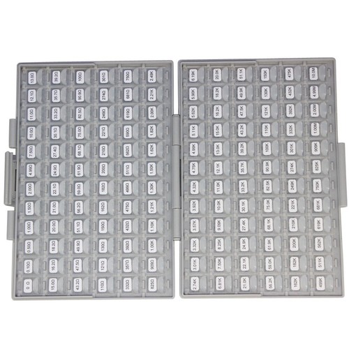 SMD SMT 1206 1% resistor kit E96 144 value 100pc 14400pcs BOX-ALL10M Organizer - Picture 3 of 8