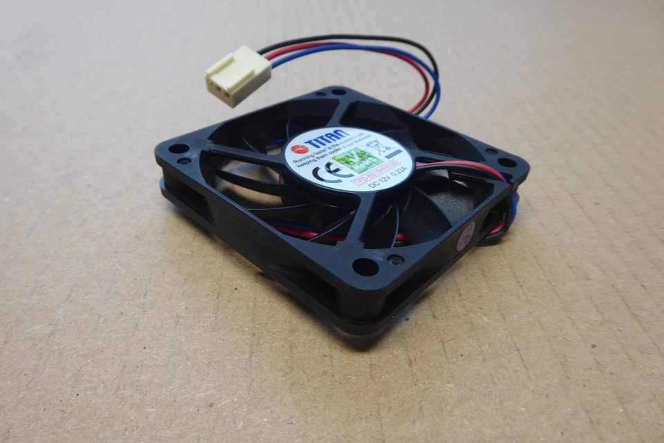 10 Stück - Titan TFD-6010HH12B Lüfter 60x60x10mm NEU in Originalverpackung - Bild 4 von 4