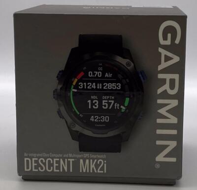 GARMIN DESCENT MK2i DIVE COMPUTER MULTISPORT GPS SMARTWATCH- BRAND NEW OPEN BOX.