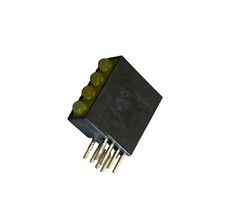 1 PCS LED Circuit Board Indicator T1.8MM 4 High Green Diffused 2.1V 25mA Round