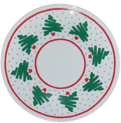 Dayton Hudson CHRISTMAS TREE Plate 1990 Small Japan 8''