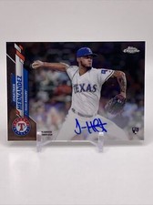 2020 Topps Chrome Jonathan Hernandez Rookie Card Auto RC RA-JH 🔥MINT🔥