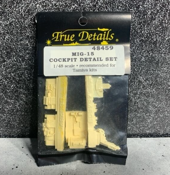 1/48 True Details - 48459 MiG-15 Cockpit Detail Set for Tamiya Kit - Made in USA