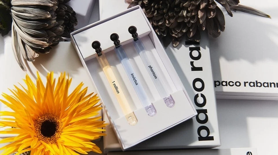 Paco Rabanne Mini Discovery Gift Set 3x4ml 1 Million Invictus Phantom New in Box - image 3 of 3