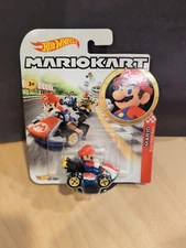Hot Wheels Mario Kart MARIO Standard Kart Diecast 1:64 GBG26 New Mattel