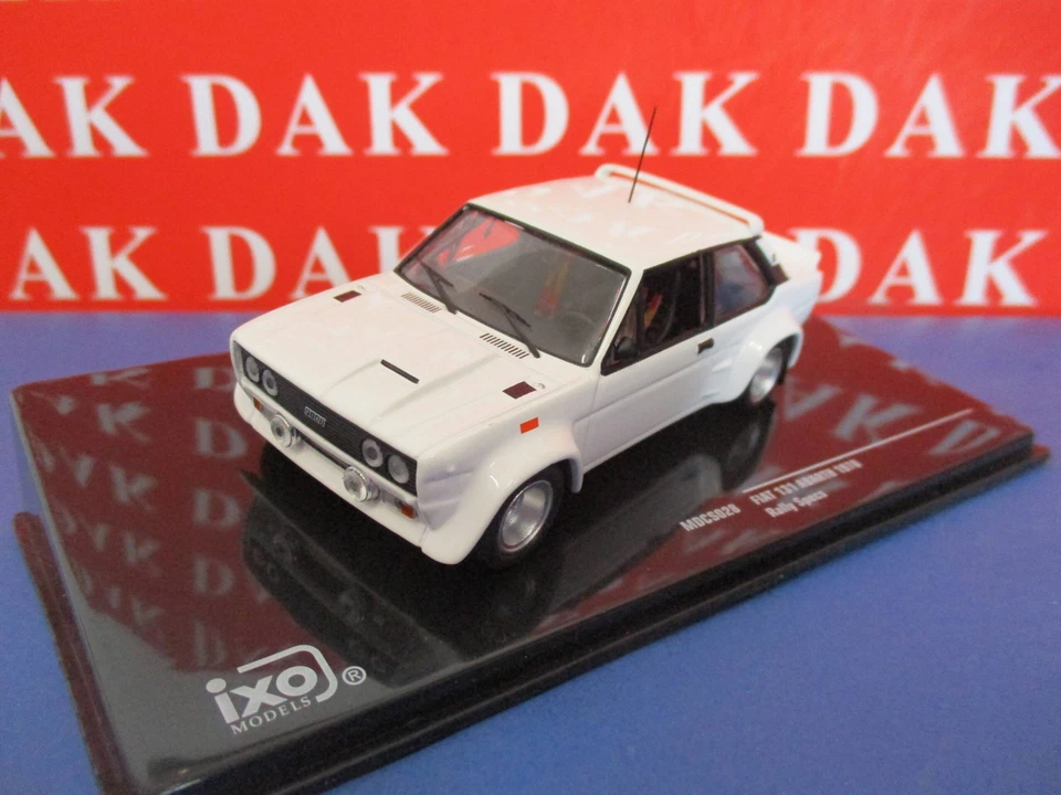 Die cast 1/43 Modellino Auto Fiat 131 Abarth White 1978 Plain Body Version Ixo - Immagine 2 di 4