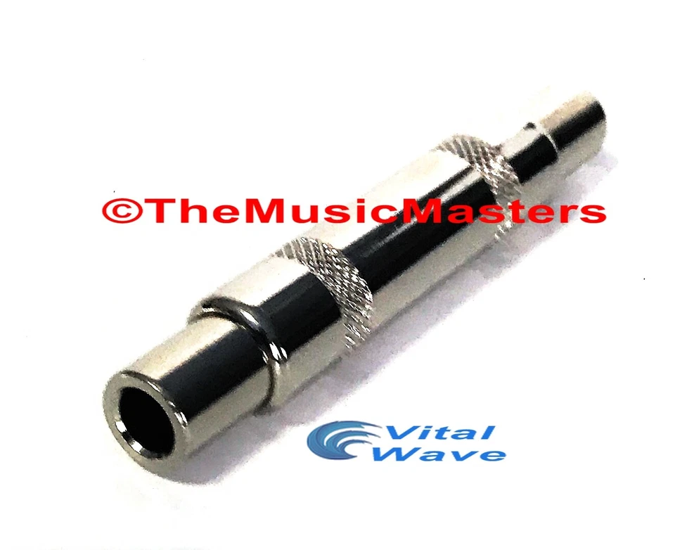 (4) 1/4" CABLE COUPLER Splice Dual Jack Instrument Cable Cord Connectors VWLTW - Image 2 of 4
