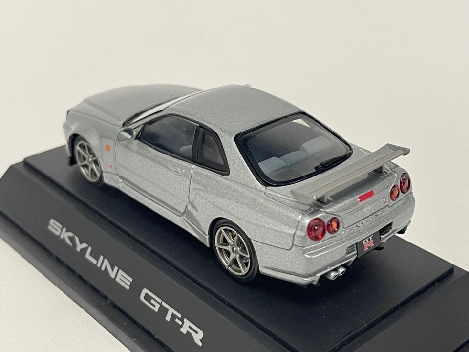 1/43 Ebbro Nissan Skyline GT-R R34 V.SPEC in Dark Silver   #58   CS1072 - Image 2 of 4