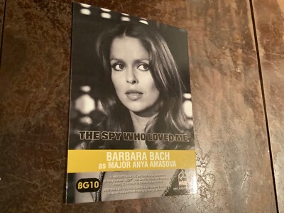 JAMES BOND WOMEN OF IN MOTION BOND GIRLS ARE FOREVER INSERT BG10 BARBARA BACH