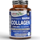 High Strength Marine Collagen Capsules Supplement - 2400mg - 120 Capsules
