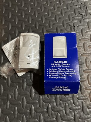 Detection Systems CAM940 PIR Motion Detector With CCTV Camera 