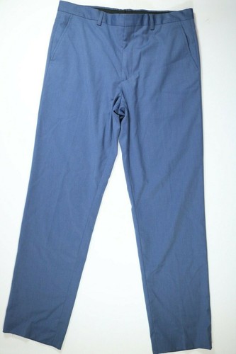 Mens J Ferrar Blue Slim Dress Pants 