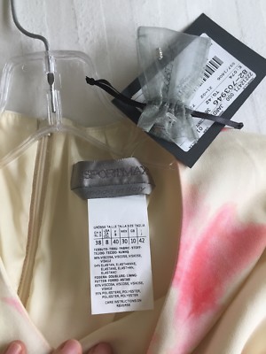 Robe De Jardin Max Mara Taille 8 - Collection 2017, Couleur Beige, Très Bon état