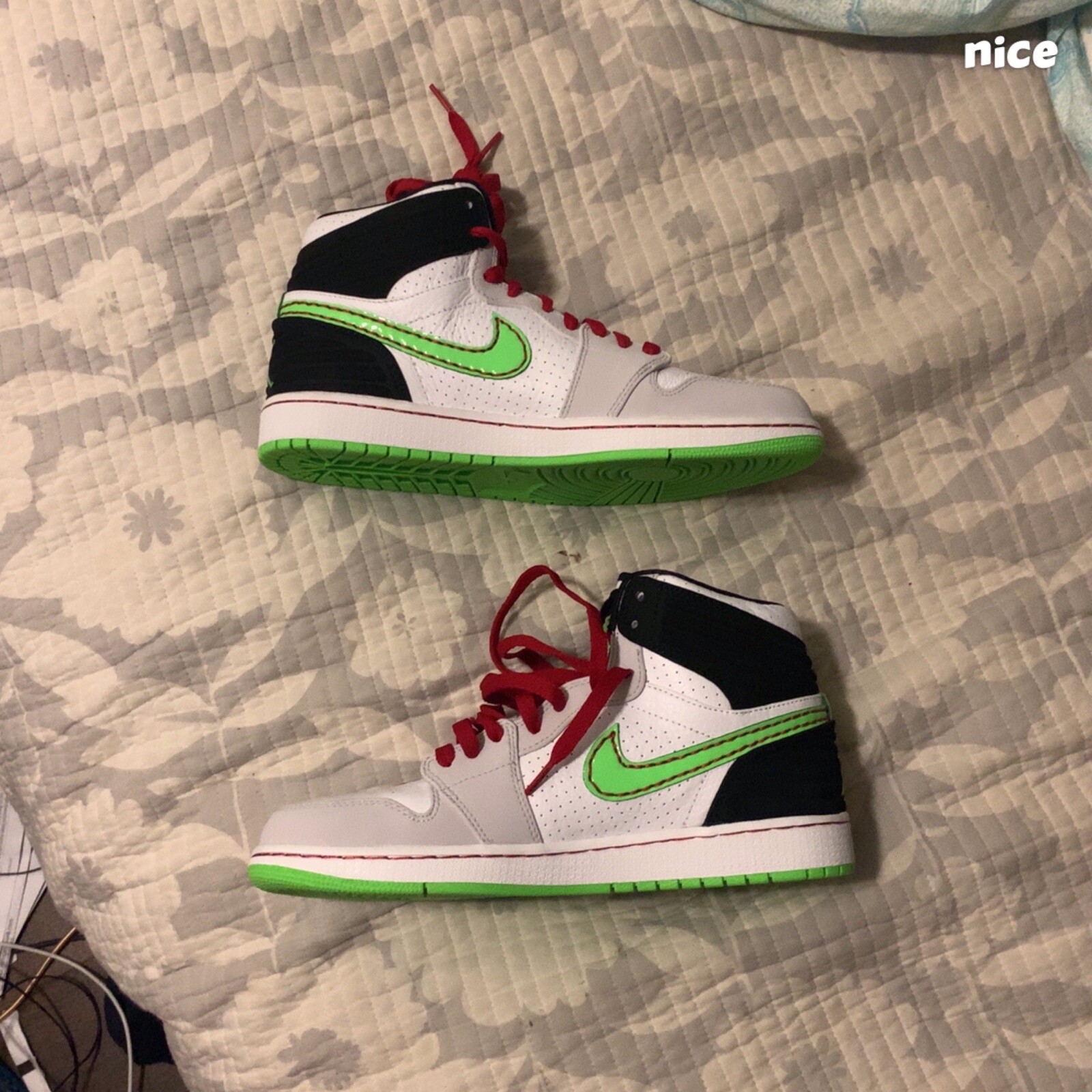 Jordan 1 Retro 93 Eletric Green 580514 