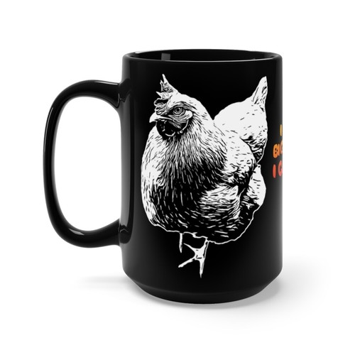 I Like Big Buffs Black Mug 15oz - Picture 4 of 4