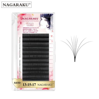 NAGARAKU Autofan Falsche Wimpern Easy Fanning Lashes Fächer Russian Volume Bloom