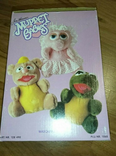 Miss Piggy Handpuppe Plüsch Vintage Muppets Babies Puppe Kuscheltier, Alt Neu - Bild 7 von 37
