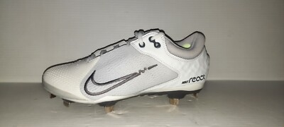 Nike Women's Hyperdiamond 4 Elite Softball Cleats Grey  Size 8 New