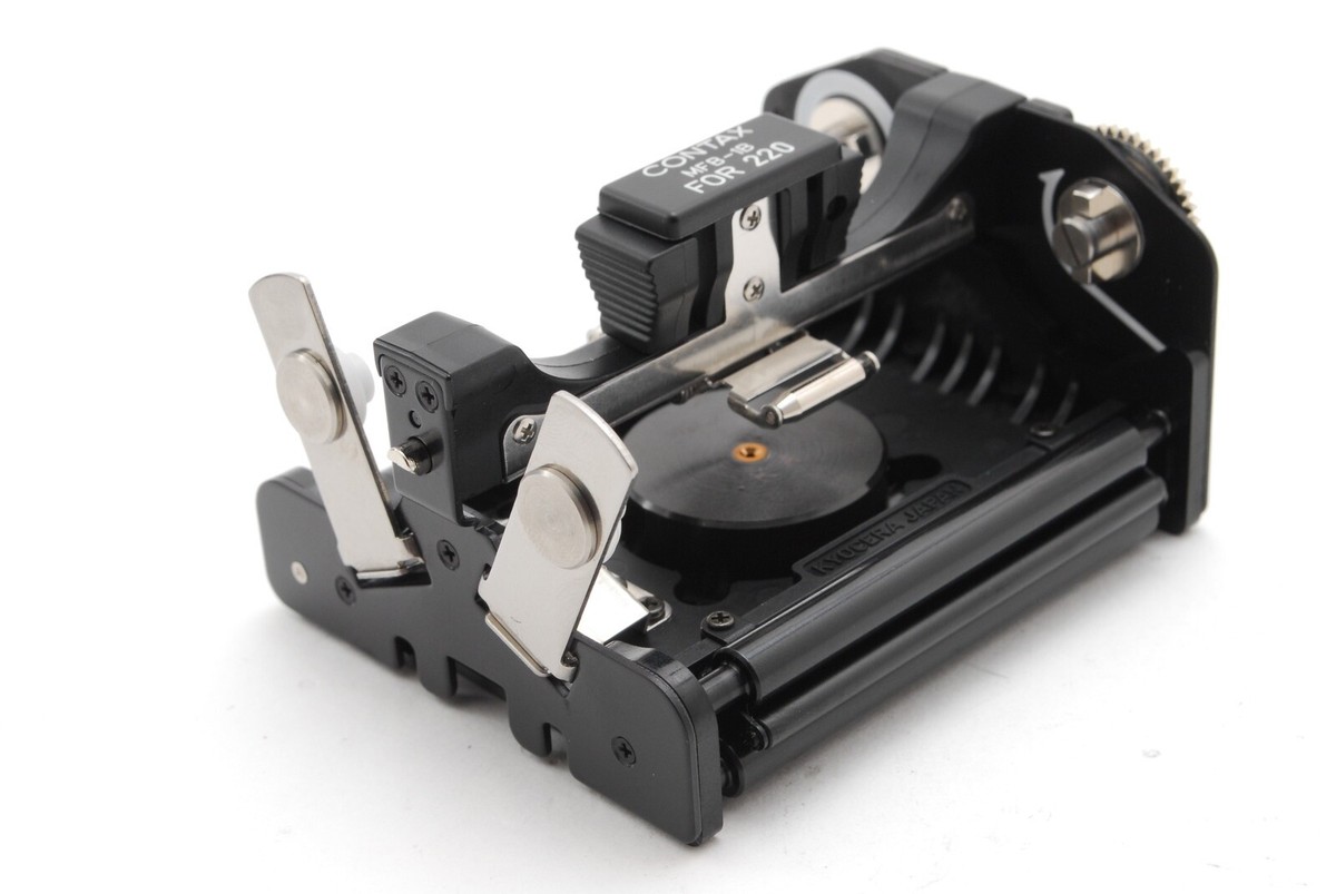 Unused w/ Case] Contax MFB-1B 220 Vacuum Film Insert For Contax