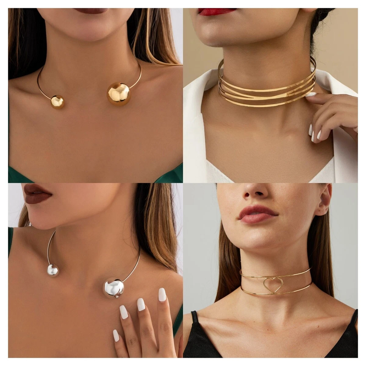Fashion choker necklace clearance