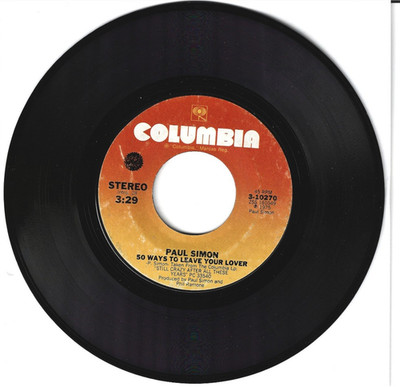 [1975] Paul Simon: Some Folks Lives Roll Easy [EX] 7'' vinyl record (Columbia)