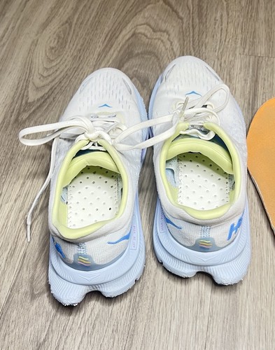 Hoka One One Kawana Sneakers Womens 7.5 B White Ice Running Athletic Shoes *Fair - Picture 9 of 13