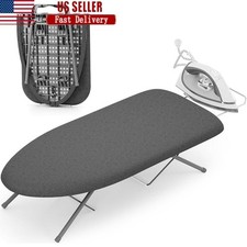 Compact Foldable Ironing Board Heat Resistant Non Slip Portable Space Saver New