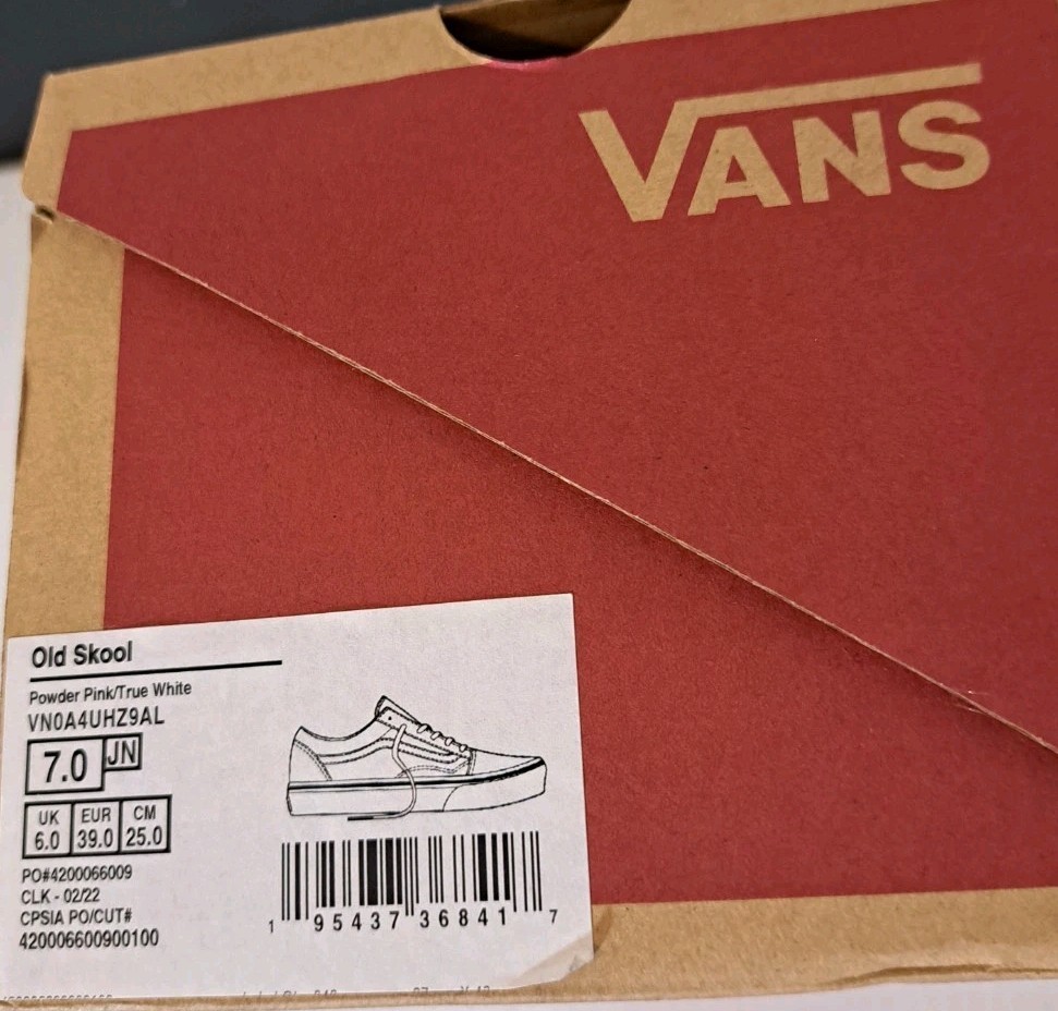 Vans Kids Girls Old Skool Lace Up  Sneaker, Canvas Powder Pink US 7  thumbnail 11