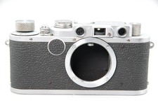 Leica II 35mm Rangefinder Camera 1948 Chrome Serial 358525 No Base Plate