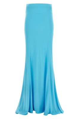 TOM FORD Impossible Blue Long Mermaid Skirt New & Authentic