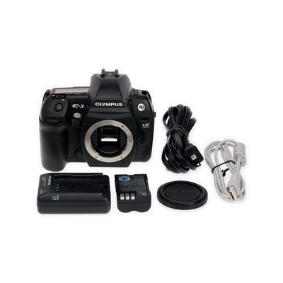 Olympus E-3 10MP Autofocus Four Thirds Digital SLR Camera Body Poor Condition