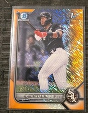 Benyamin Bailey 2022 1st Bowman Chrome Orange /25