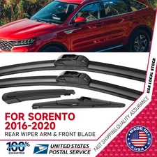 For Kia Niro Seltos 20-25 Windshield Front Wiper Blade & Rear Wiper Arm Blade