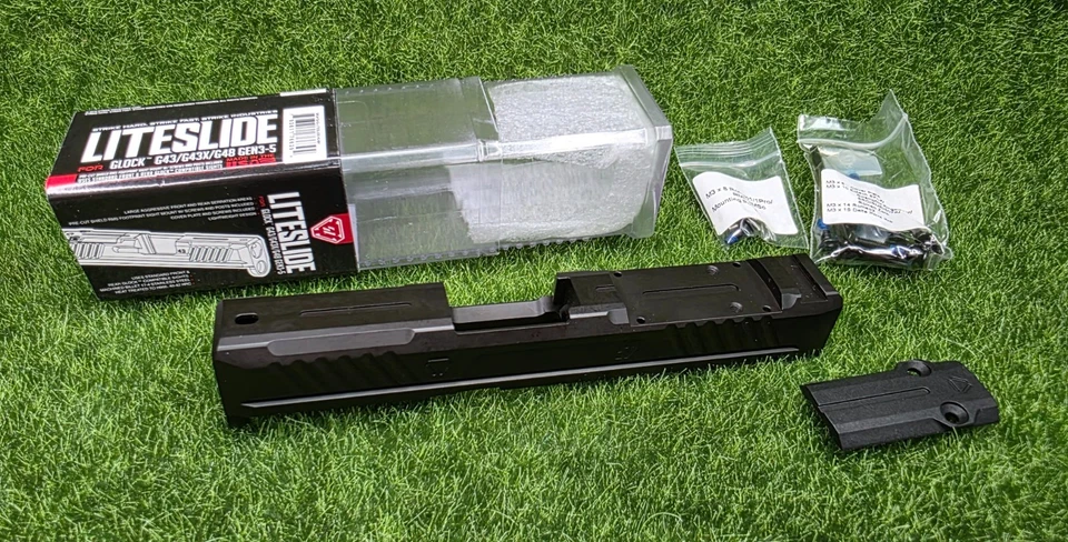 Strike Industries LITESLIDE 适用于 Glock 43/43x/48 Gen 3-5 - SI-G-LITESLIDE-43-BK — 第 2/4 张图片