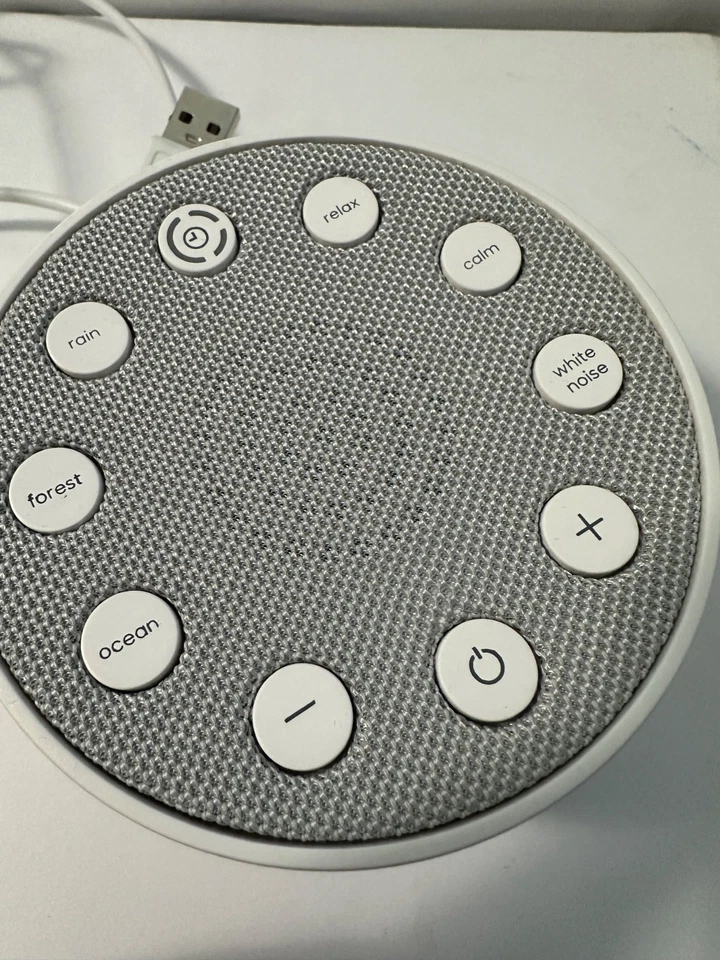 Sharper Image Sound Machine – White Noise, Ocean, Rain, Forest Sounds – Works - Image 2 of 4