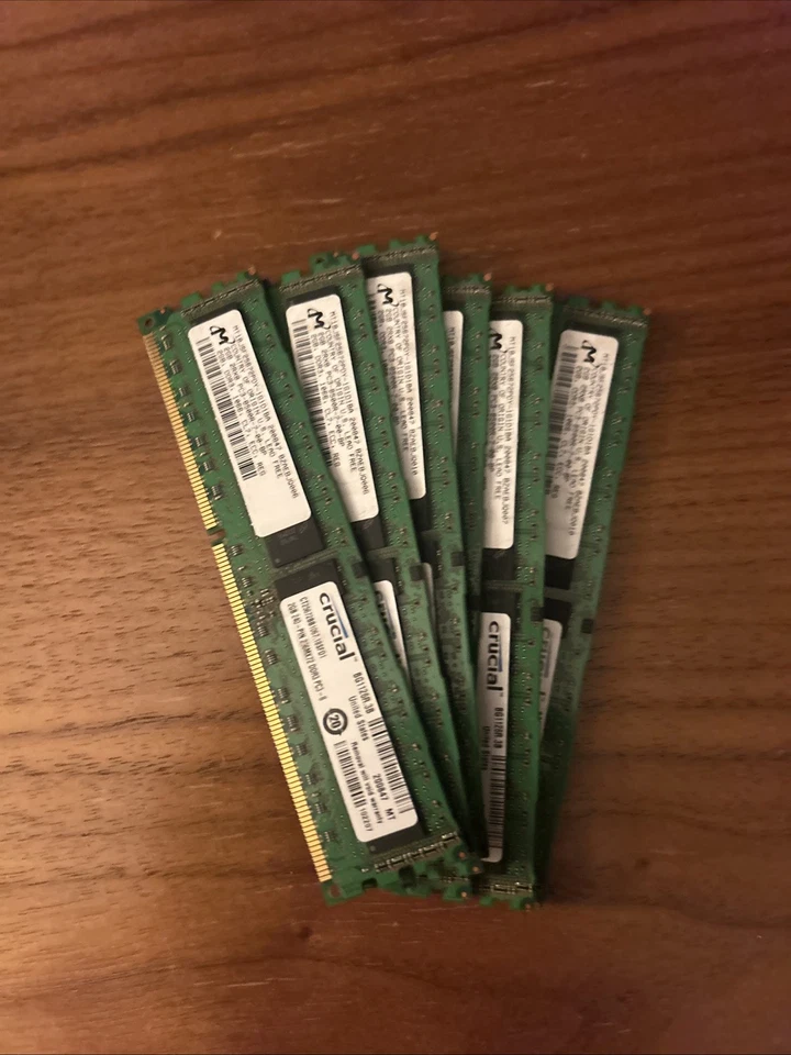 4 sticks @ 2GB each 2GB DDR3 PC3-8500 1066MHz DIMM Memory RAM - Mac Pro 5,1 - Image 2 of 3