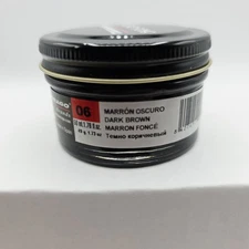 Tarrago Shoe Polish # 06 Dark Brown Cream Leather Protector 1.76 oz. 50ml Boot