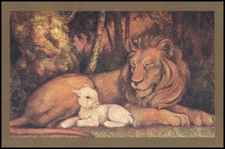 Christmas Card - Lamb Lion - CL011