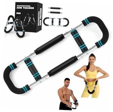Twister Arm Trainer, 40-100lb Adjustable Chest Workout Equipment Power Blue