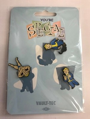 FALLOUT 76 Perks SPECIAL Vaultboy Pin Badge Anstecker Vault Tec Gamescom Merch