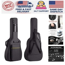 41 In Guitar Bag with Thick Padding and Storage Pouches - Perfect for Musicians